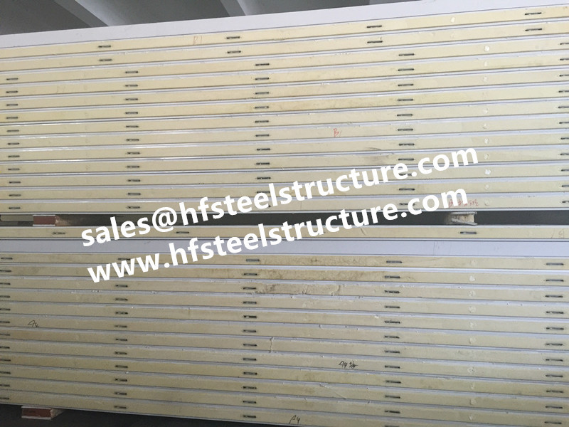 Anti Corrosion Sandwich Panel For Food Fresh Keeping Room / Cool Room Panels