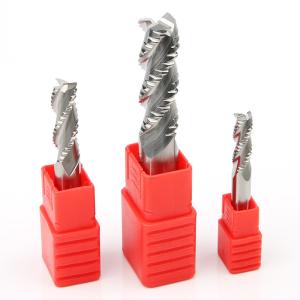 Wholesale HRC55 3 Edge Flute CNC Roughing End Mill Three Blade Aluminum Milling Cutter from china suppliers