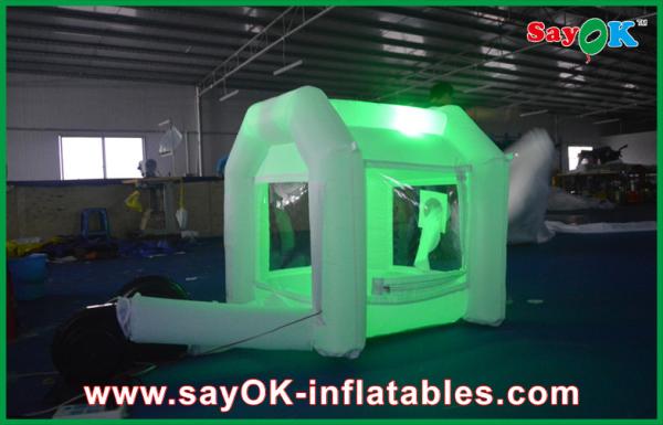 Inflatable Photo Booth Hire Little House Led Inflatable Money Booth , Wedding