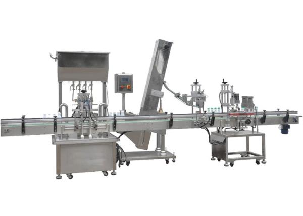 120ml Bottling Vegetable Edible Oil Bottle Filling Machine PLC Touch Screen