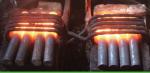 CE, SGS IGBT 40KW Medium Frequency induction heating equipment for forging steel