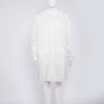 S&J Factory Price Lab Coat Waterproof Non Woven Disposable Lab Coat Hospital
