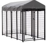 1.8M Height Galvanized Welded Dog Run Cage Heavy Duty Large Dog Kennel