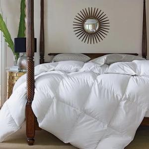 Wholesale 100% Cotton Down Proof Fabric 80% White Duck Down Duvet Hotel Quilt from china suppliers