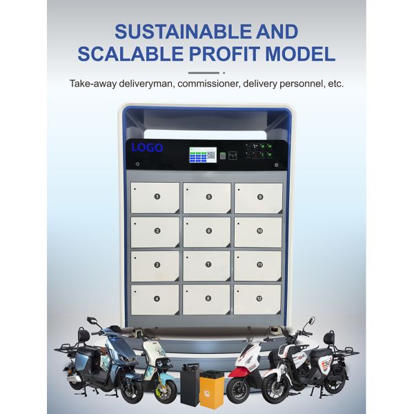 Smart 12KW Battery Swapping Cabinet Station For EV Three Wheelers