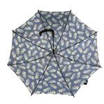 BV Certified Auto Open Long Stick Ladies Umbrella With Plastic J Handle