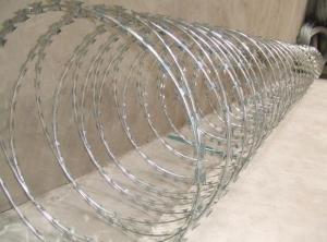 Wholesale Hot Dipped Galvanized Razor Barbed Wire 10SWG Sharp Razor Tape from china suppliers