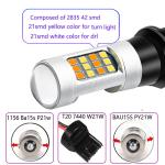 2835 7440 T20 Chips Fog LED Brake Turn Signal Lights 42SMD