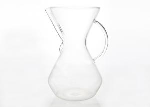 Wholesale Manual High Borosilicate Antique Glass Coffee Pots Large Size 1000ml Capacity from china suppliers