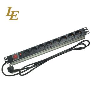 Wholesale Aluminum Material Server Rack Cabinet 6 Port 19'' PDU With Switch from china suppliers