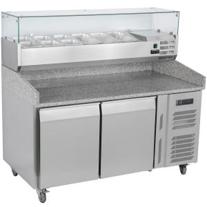 Wholesale Top Saladette Refrigeration Salad Fridge Salad Pizza Prep Refrigerator Display from china suppliers