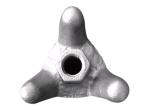 Ductile Iron Formwork Scaffolding Accessories Three Wing Nut Tie Rod Wing Nut