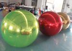 Large PVC Inflatable Reflective Ball Inflatable Sphere Mirror Balloon For Party
