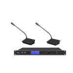 Desktop Gooseneck Microphone Digital Discussion System Dual Channels GESTTON