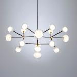 Modern Black Gold Basic Glass Pendant Light For Foyer Bedroom Kitchen Pendant