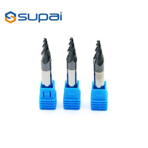 Wholesale High Speed Tapered Ball Nose End Mill CNC Milling Cutters Customized Length from china suppliers
