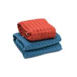 16''X16'' 200gsm Plain Waffle Weave Golf Towel , Golf Towel With Clip