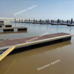 Marine Aluminum Floating Platform Dock Pier Pontoon Floating Dock Manufacturer