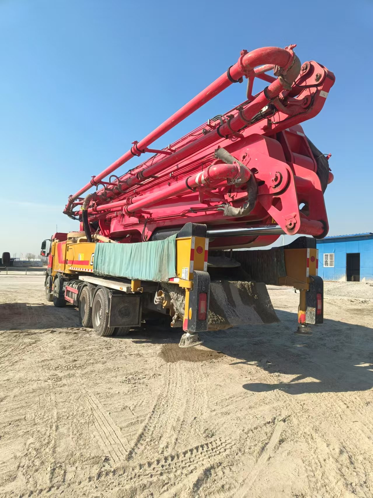 62m Concrete Pump Truck Equipment with Volvo Chassis Stable Condition