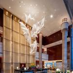 Custom Made Leaf Pendant Light Large Lobby Chandelier Modern Glass Decoration