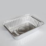 Pulp Moulding Disposable Lunch Box Aluminum Foil Packaging Box for Fast Food