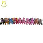 Hansel Plush motorized stuffed animals electric kids ride on horse for sale