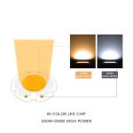 AC 51-53V 2700K-6500K Full Spectrum LED Chip 200w AC COB LED Chip