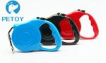 Outdoor Walking Retractable Pet Leashes Chew Proof Customized Color