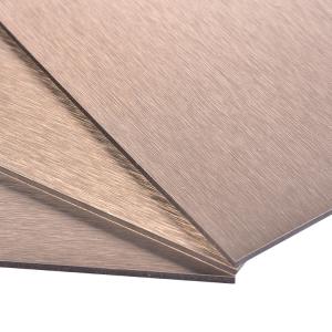 Wholesale UV Resistant Aluminum Brushed Composite Panel Impact Resistant For Long Lasting Durability from china suppliers