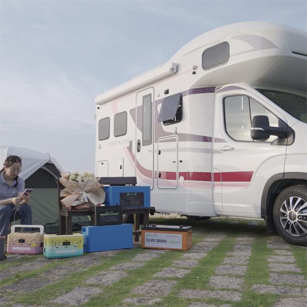 Trailer RV LiFePO4 Battery Rechargeable BMS Solar 12.8V 12v 200ah Agm Deep Cycle