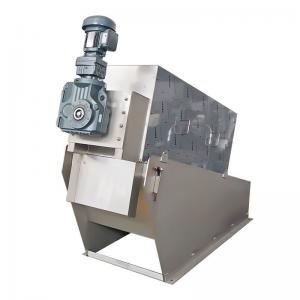 Wholesale Sludge Dewatering Process Sewage Spiral Screw Press For Sewage Treatment Plant from china suppliers