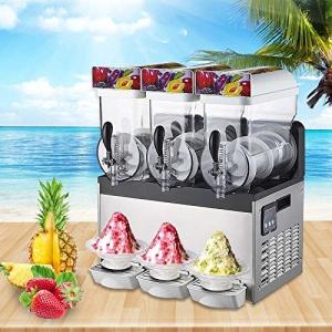 Wholesale 15L Three Tank Ice Slush Machine Stainless Steel Body Margarita and Slush Maker from china suppliers