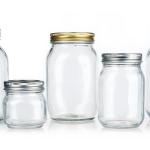 ODM Canning Glass Mason Jars 300ml 500 Ml 1000ml With Metal Lid