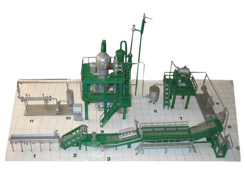 SS304 5T/H Concentrated Pineapple Processing Line 15T/Day