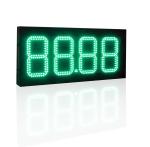 Digit Height 8"-32" Iron Casing Material 24-inch LED Display Board for Gas