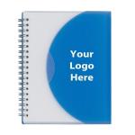 PVC / PP Cover Custom Printed Spiral Notebooks Size 5.25 * 8.25 Inches