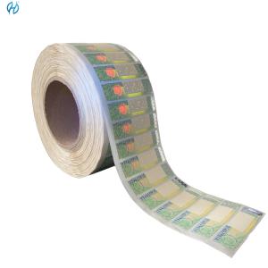 Wholesale Custom Order Anti-counterfeiting Tobacco Tax Stamp with Holographic Hot Stamping/Security Anti-copy Design from china suppliers