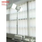 1.8m pneumatic telescopic mast light tower for fire vehicle, pan tilt light