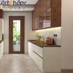 American Style Kitchen Cabinets With Contemporary Design And Solid Wood