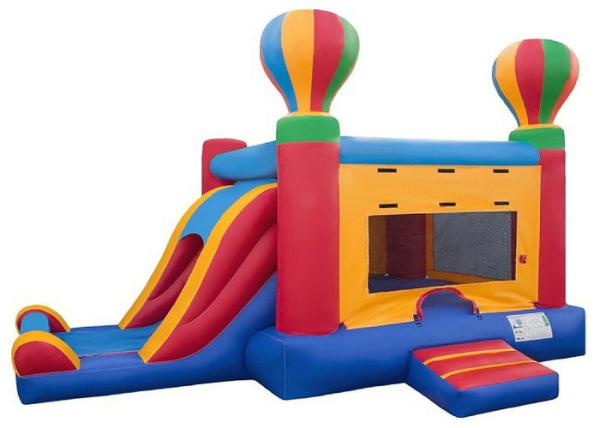 Attractive Colorful Inflatable Bouncer Combo Happy Hop Jumping Castle 0.55mm