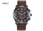 Big Dial Calendar Men's Quartz Watch For Business Work School Outdoor PU Strap