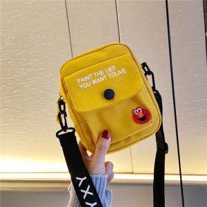 Wholesale NEW 2024 NETWORK RED WITH THE SAME CANVAS CROSSBODY BAG BAG FEMALE BAG STUDENT SMALL FRESH HAND SHOULDER BAG from china suppliers