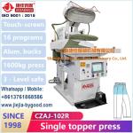 Full Range Trousers Ironing Machine With Mitsubishi PLC Fast High Pressure