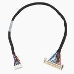 24pin MOLEX 504186-2400 30pin JAE FI-X30HL LCD LVDS Cable Assembly Length