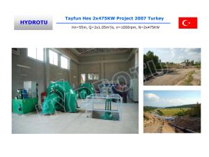 Wholesale Small Horizontal Francis Hydro Turbine / Water Turbine with 100KW - 5MW Synchro Generator from china suppliers