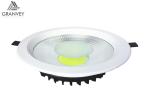 Ultra Thin 20W Recessed LED Down Light , Waterproof Recessed Led Downlight