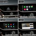 Wifi Bluetooth Android Navigation Device Voice Control For Lexus ES350 ES300h