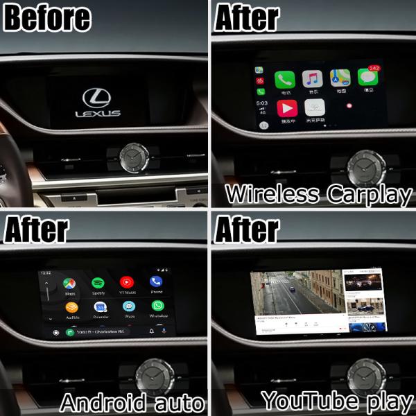 Wifi Bluetooth Android Navigation Device Voice Control For Lexus ES350 ES300h