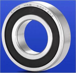 Wholesale 6207 2Z Deep Groove Ball Bearing With Sealed Ring Oil Limiting Speed 11000 R / Min from china suppliers