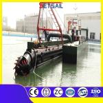Square or Round Shape Lifelong Cutter Suction Dredger Set Sail for Dredging PLC